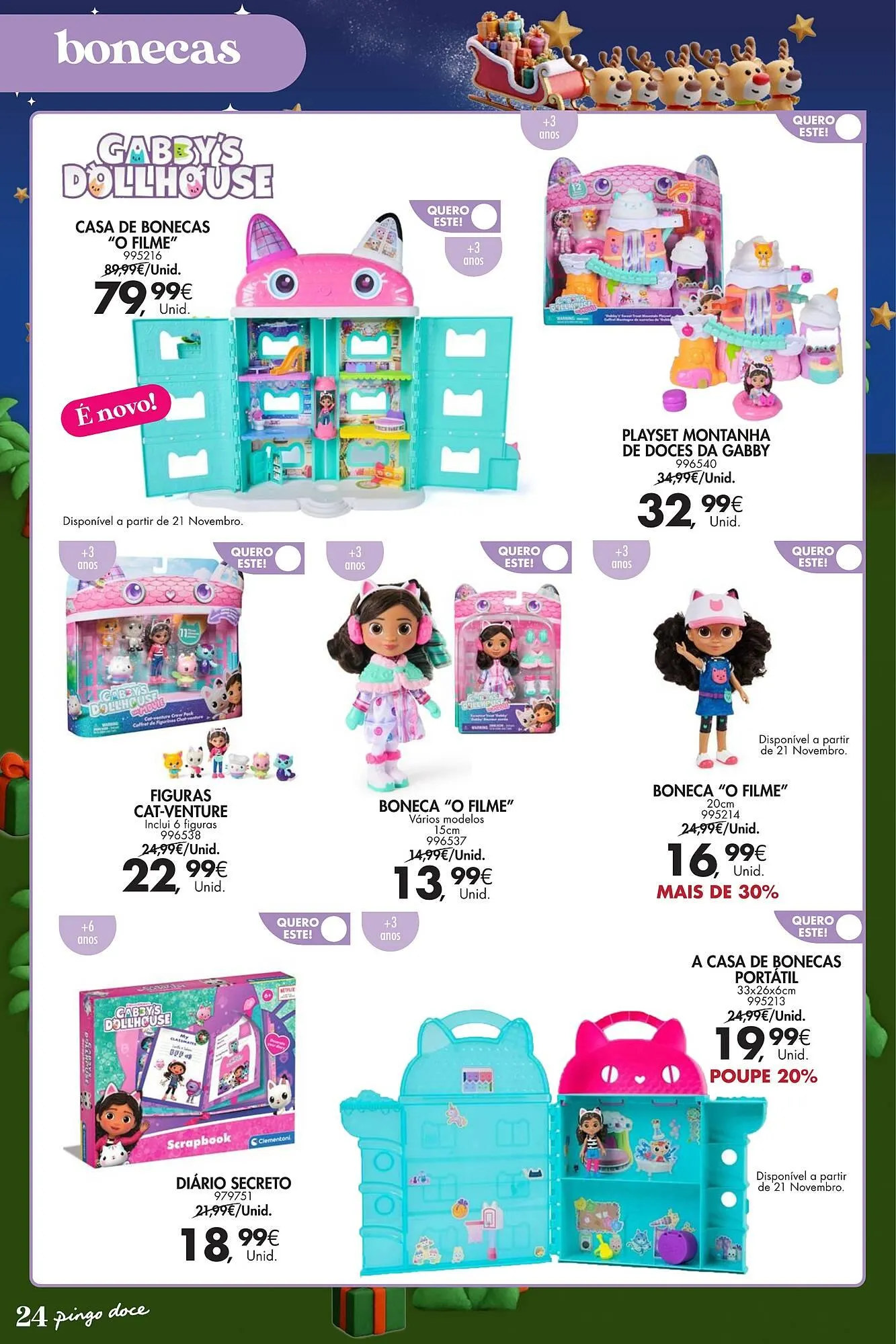 Folheto Folheto Pingo Doce de 18 de novembro até 5 de janeiro 2026 - Pagina 24