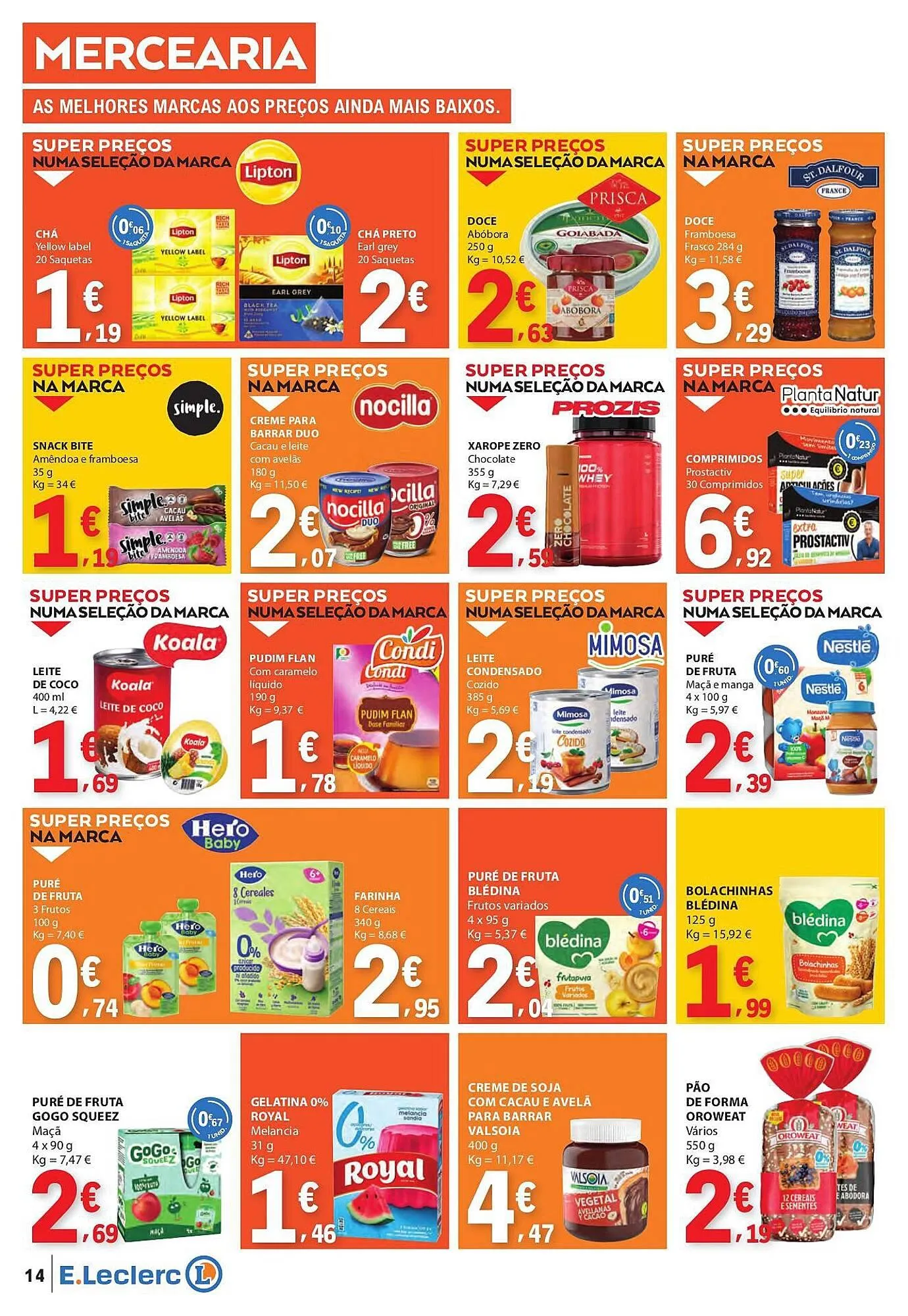 Folheto Folheto E.Leclerc de 3 de julho até 9 de julho 2025 - Pagina 14