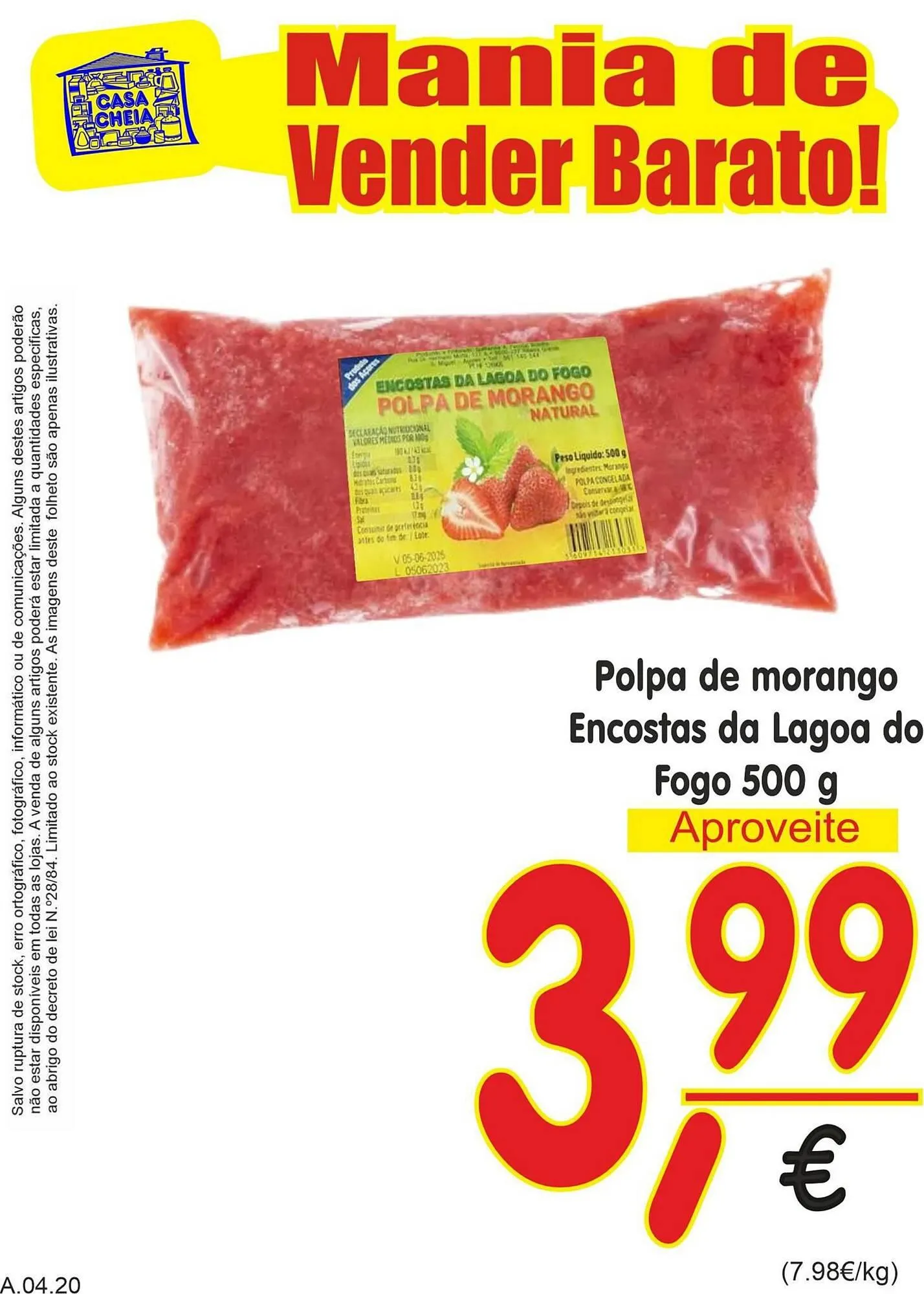 Folheto Folheto Casa Cheia de 14 de abril até 27 de abril 2025 - Pagina 20