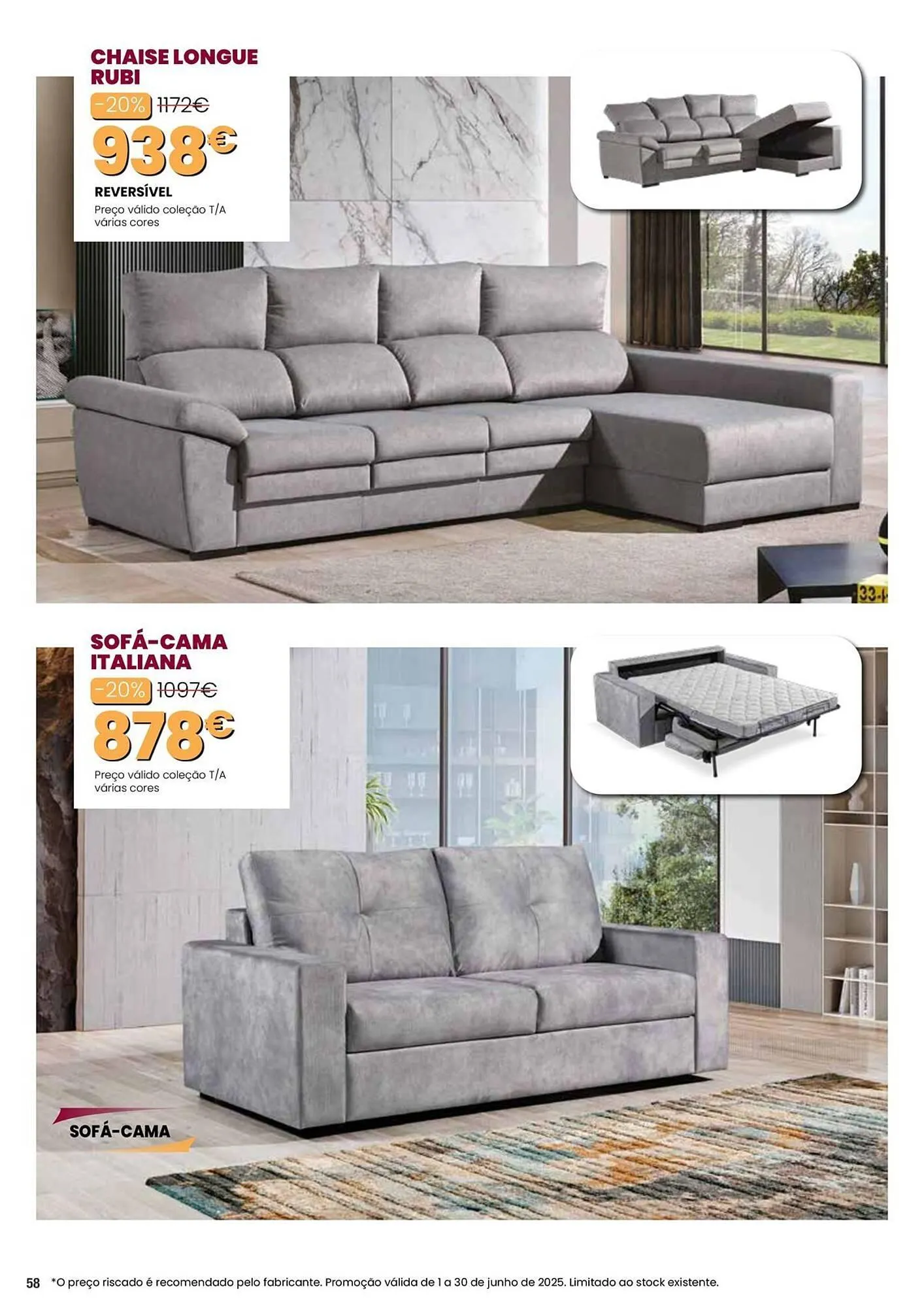 Folheto Folheto Hiper Centro do Móvel de 3 de junho até 30 de junho 2025 - Pagina 58