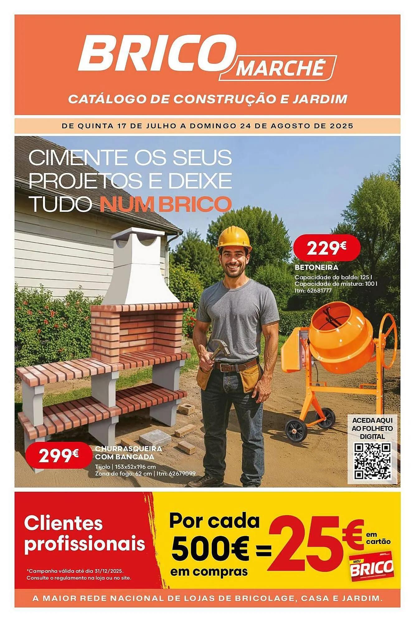 Folheto Folheto Bricomarché de 16 de julho até 24 de agosto 2025 - Pagina 1