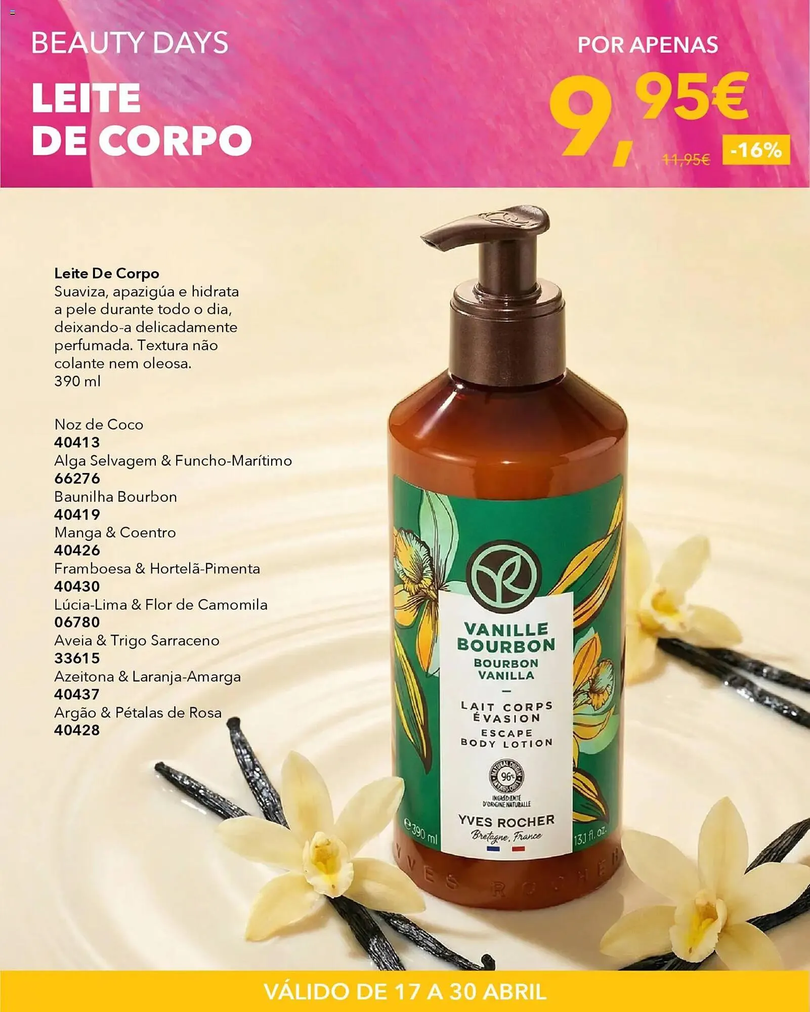 Folheto Catálogo Yves Rocher de 17 de abril até 1 de maio 2026 - Pagina 22