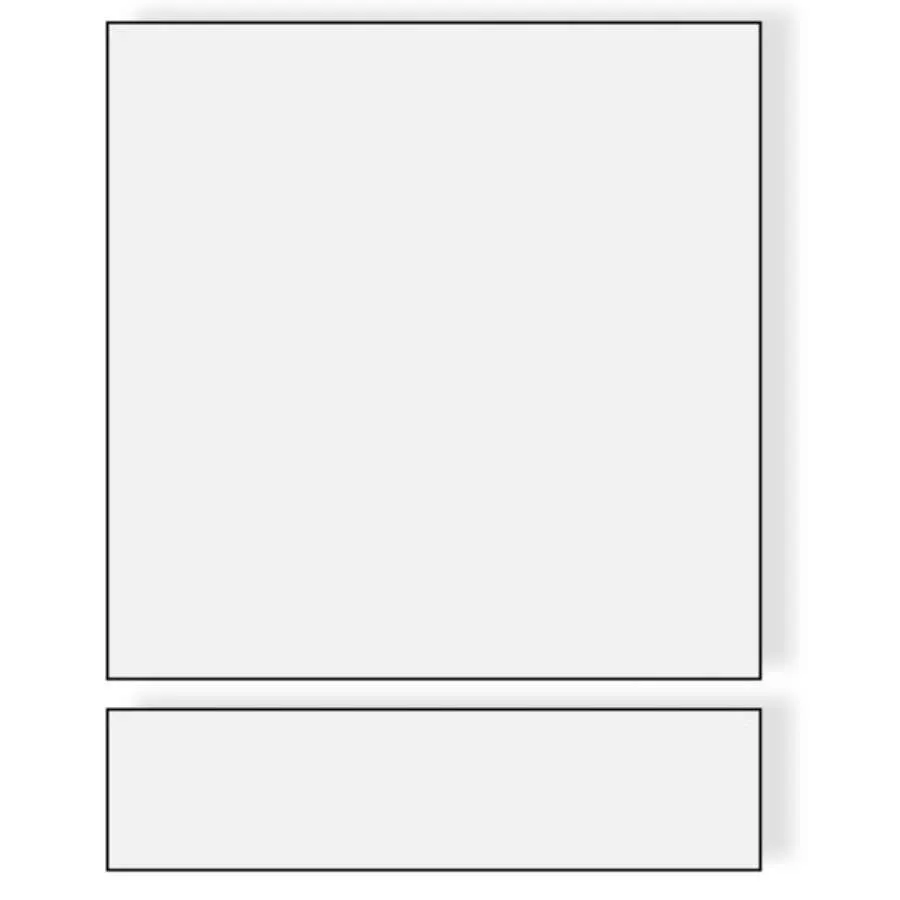 PLACA DESMONTÁVEL 60x60 LISA (CANTO RETO)