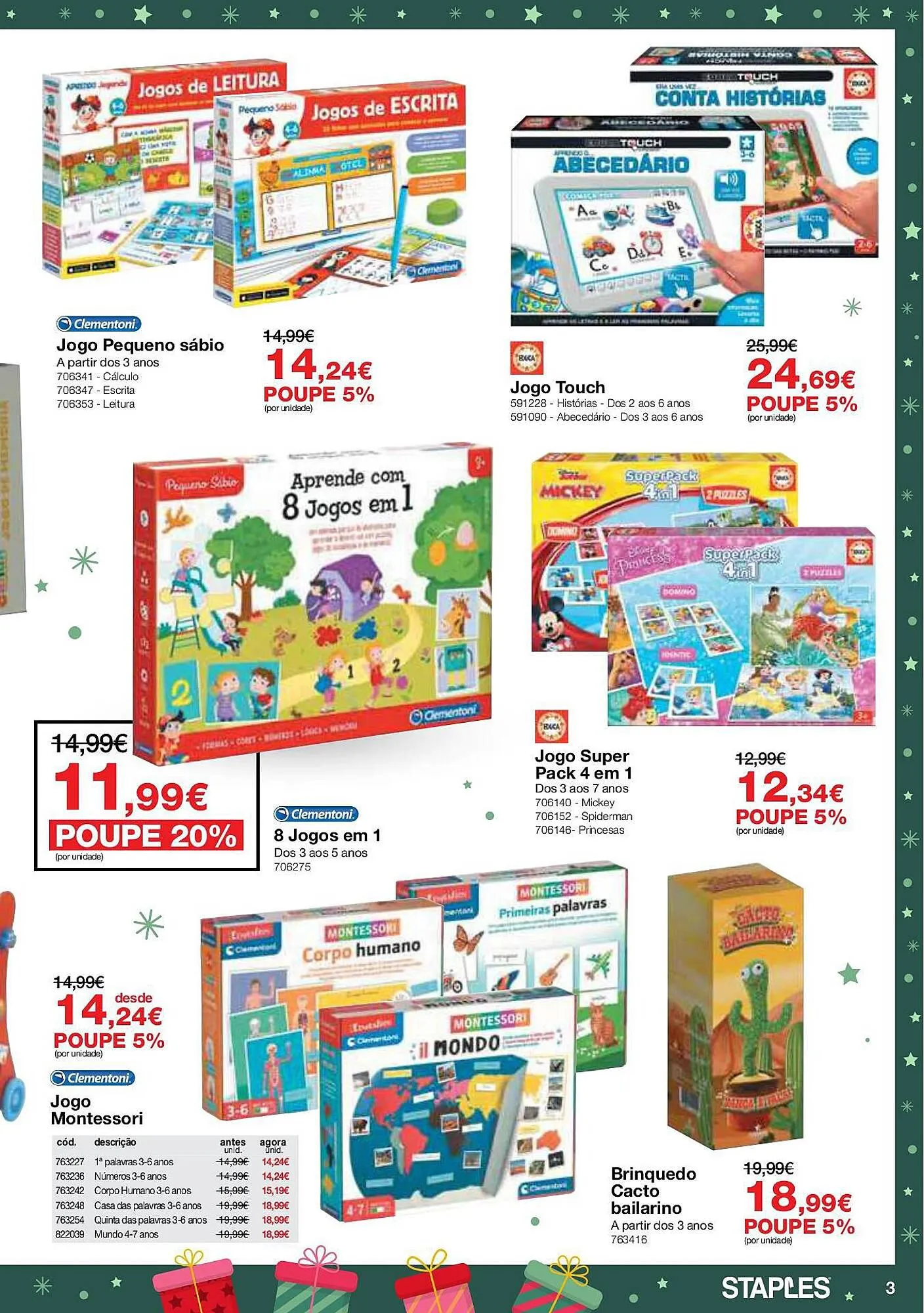 Folheto Folheto Staples de 29 de novembro até 24 de dezembro 2023 - Pagina 3