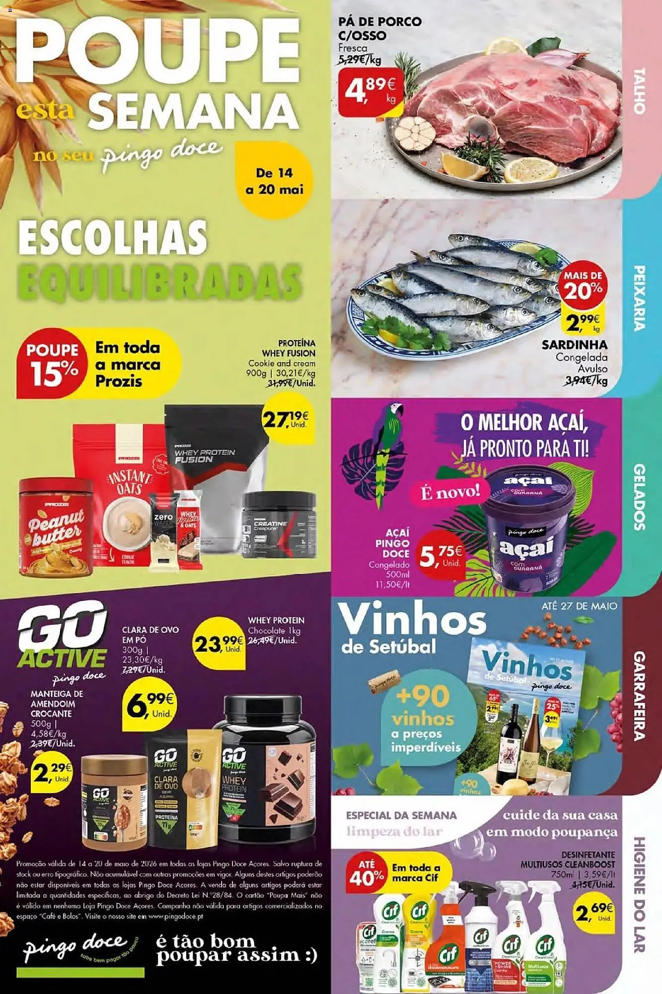 Folheto Folheto Pingo Doce de 14 de maio até 20 de maio 2026 - Pagina 1