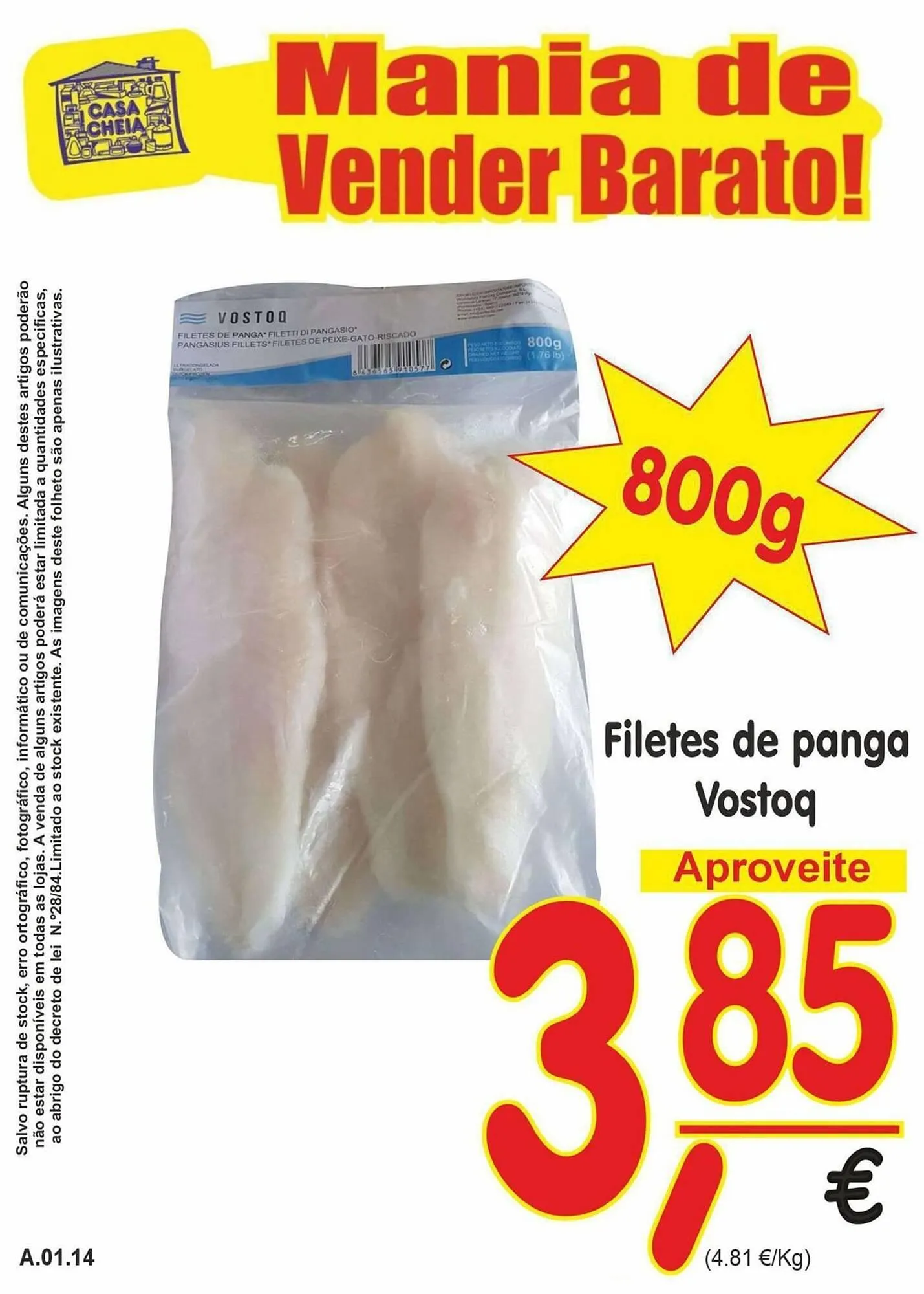 Folheto Folheto Casa Cheia de 8 de janeiro até 14 de janeiro 2026 - Pagina 1