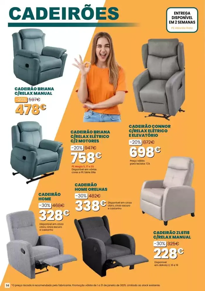 Folheto Catalogo Janeiro de 6 de janeiro até 31 de janeiro 2025 - Pagina 14
