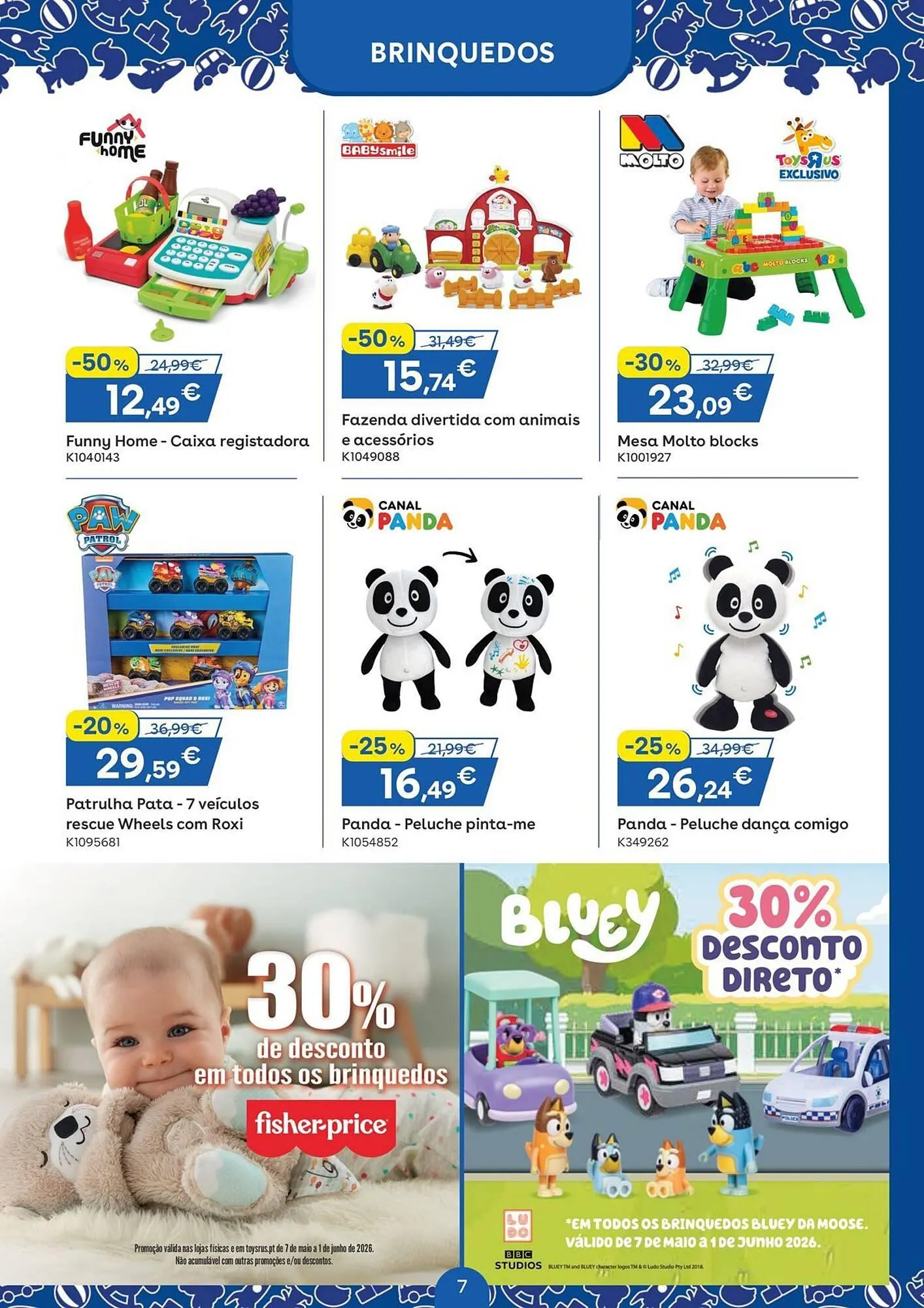 Folheto Catálogo Toys R Us de 7 de maio até 1 de junho 2026 - Pagina 7