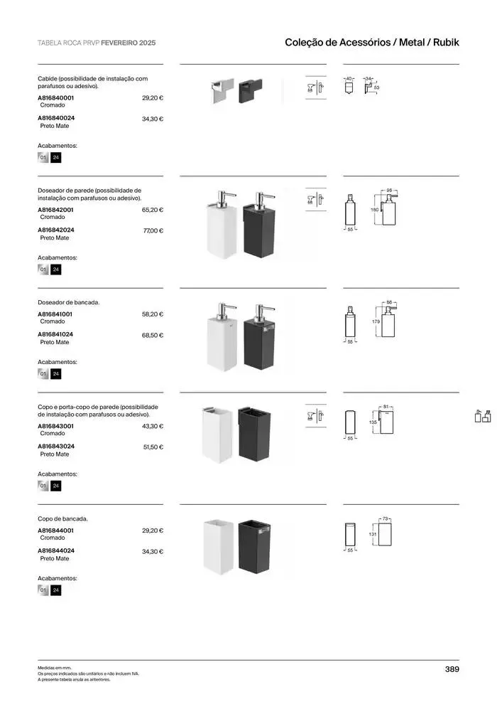 Folheto Soluções de Banho  de 6 de janeiro até 31 de dezembro 2025 - Pagina 391