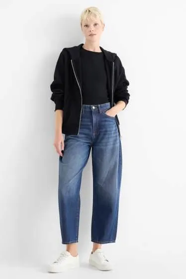 Barrel jeans - high waist