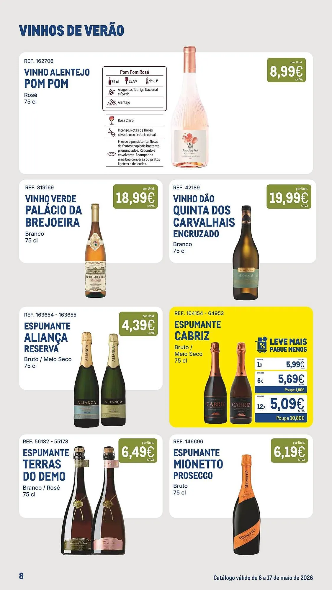 Folheto Catálogo Makro de 6 de maio até 17 de maio 2026 - Pagina 8