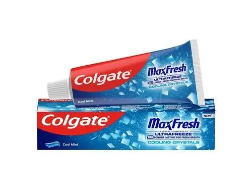 pasta de dentes max fresh cool menta com cristais refrescantes colgate 75ml