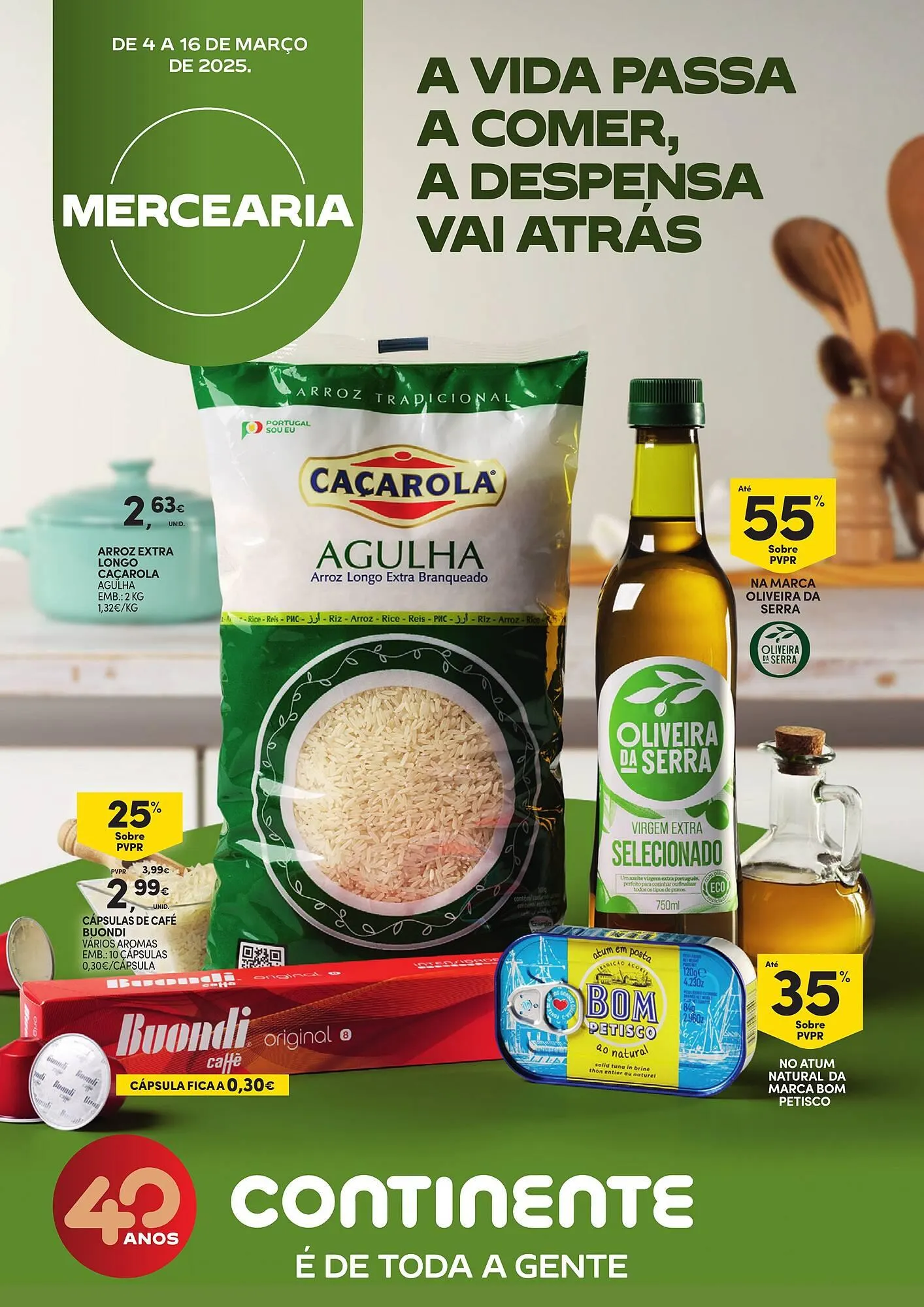 Folheto Folheto Continente de 4 de março até 16 de março 2025 - Pagina 1