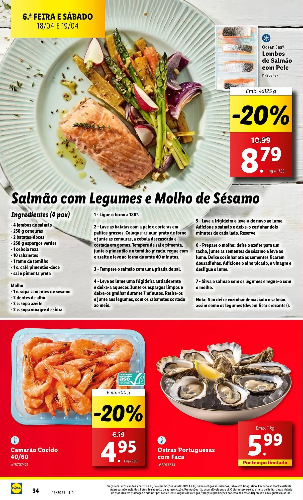 Folheto Folheto Lidl de 14 de abril até 19 de abril 2025 - Pagina 34