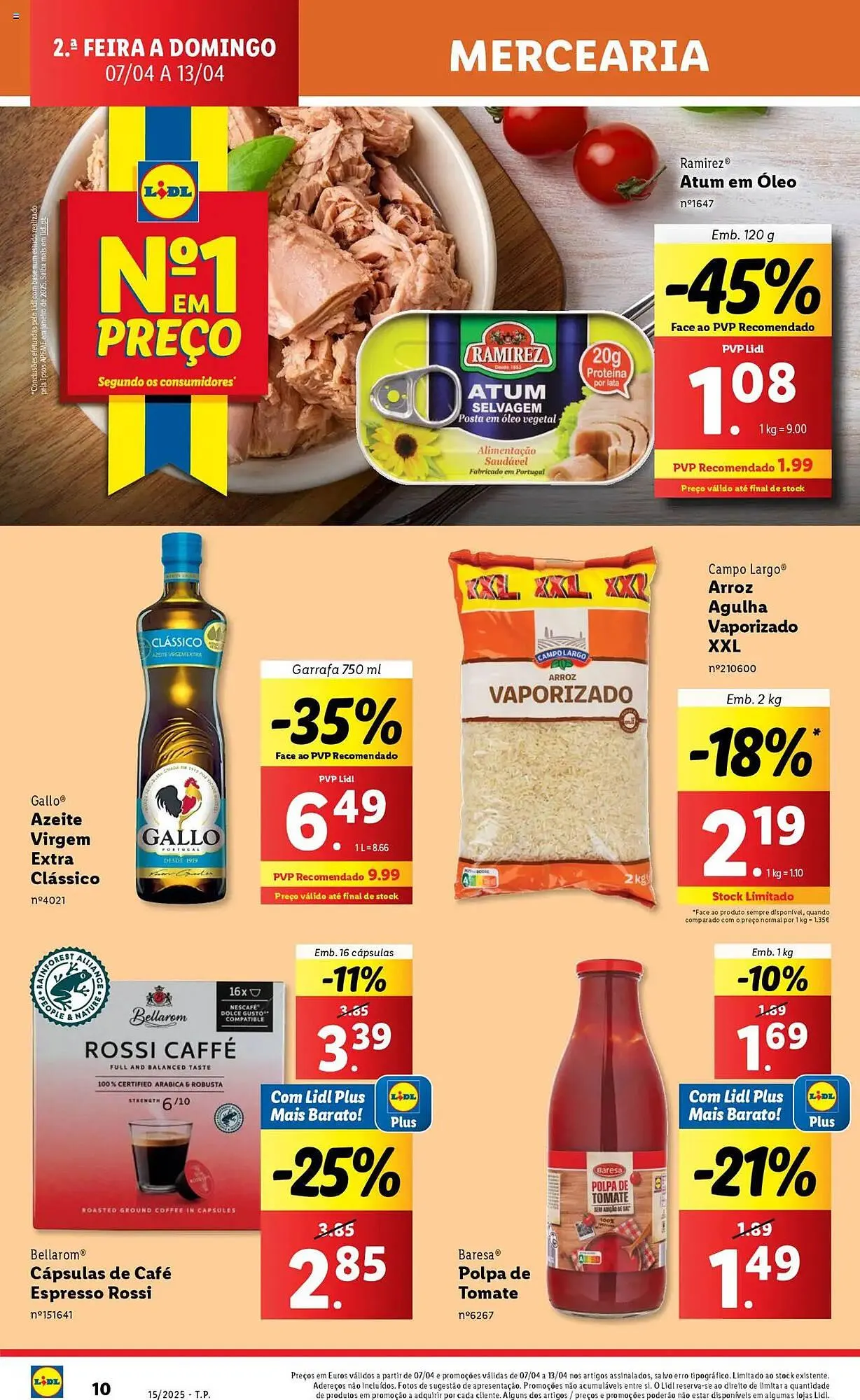 Folheto Folheto Lidl de 7 de abril até 13 de abril 2025 - Pagina 10