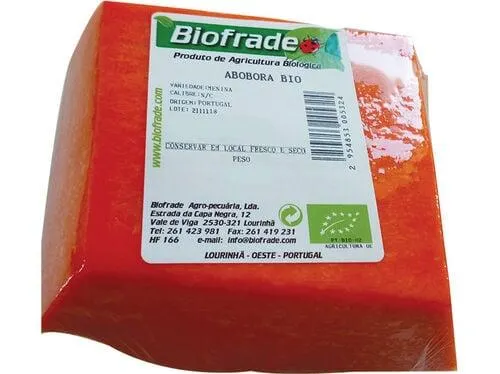 abóbora cortada bio 500g