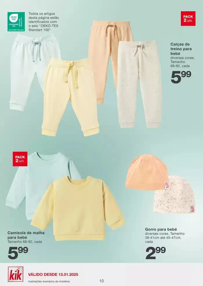 Folheto Preços de qualidade para adultos e crianças de 13 de janeiro até 19 de janeiro 2025 - Pagina 10