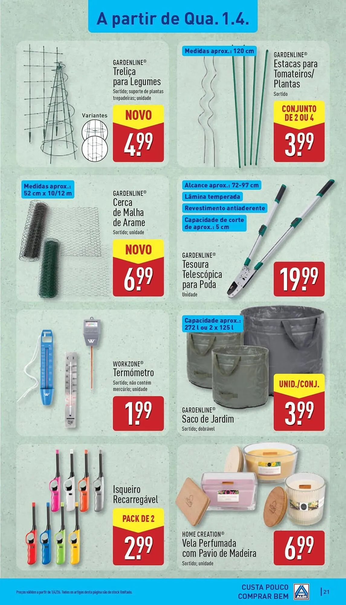 Folheto Folheto ALDI de 30 de março até 5 de abril 2026 - Pagina 21