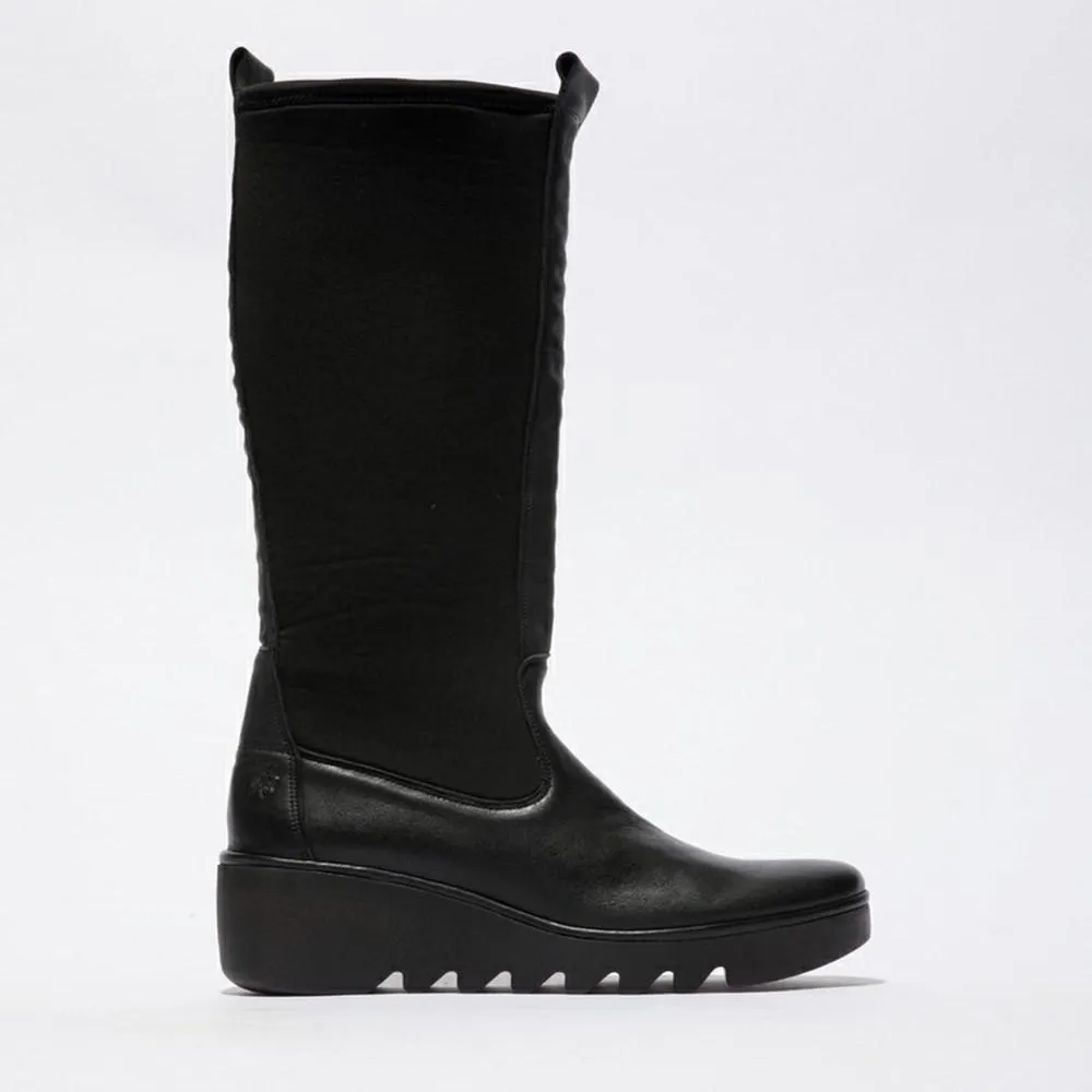 Botas De Cano Alto Fly London Blye332fly Feminino Pretas | EHOBMZD-95