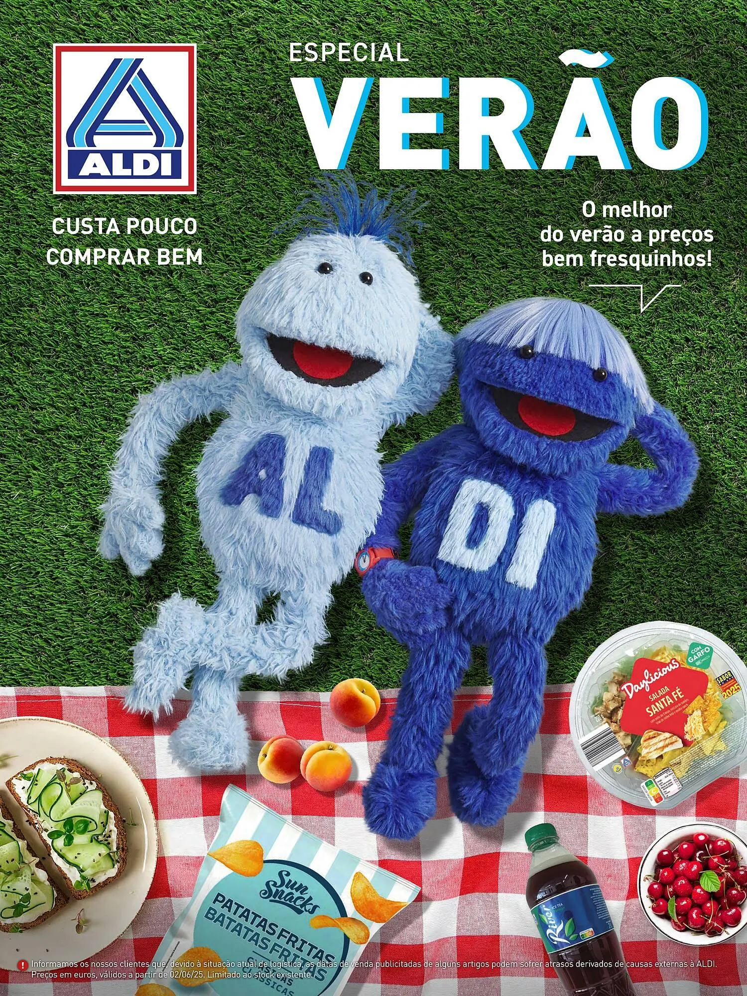 Folheto Folheto ALDI de 9 de junho até 1 de setembro 2025 - Pagina 1