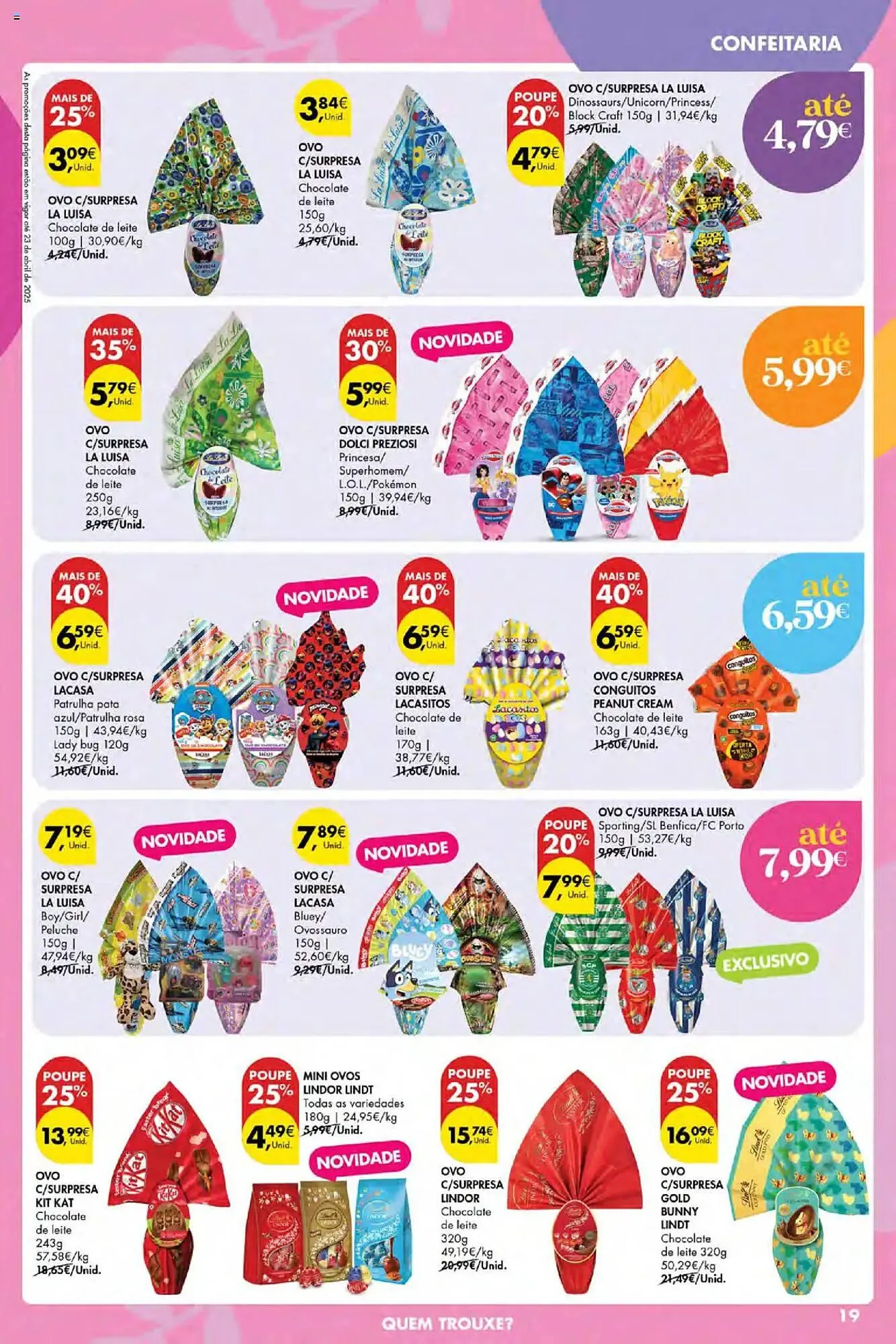 Folheto Folheto Pingo Doce de 27 de março até 2 de abril 2025 - Pagina 19