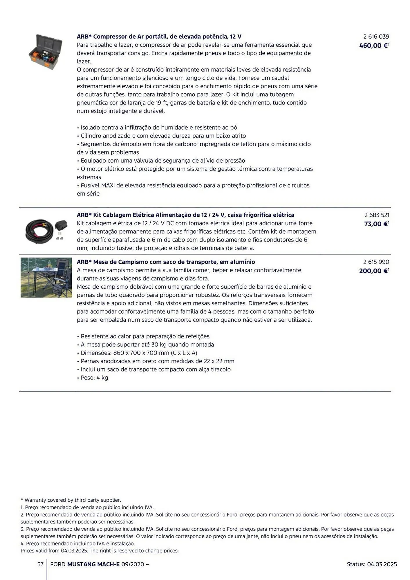 Folheto Folheto Ford de 18 de março até 31 de agosto 2025 - Pagina 57