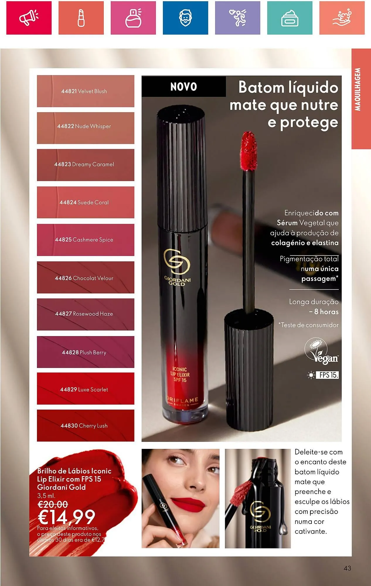Folheto Folheto Oriflame de 18 de abril até 18 de maio 2024 - Pagina 43