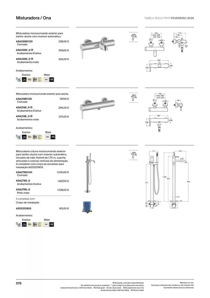 Folheto Soluções de Banho  de 6 de janeiro até 31 de dezembro 2025 - Pagina 578