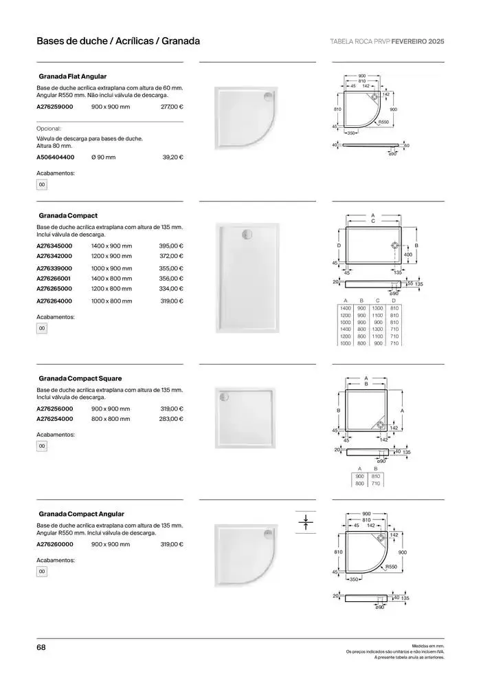 Folheto Soluções de Banho de 6 de janeiro até 31 de dezembro 2025 - Pagina 70