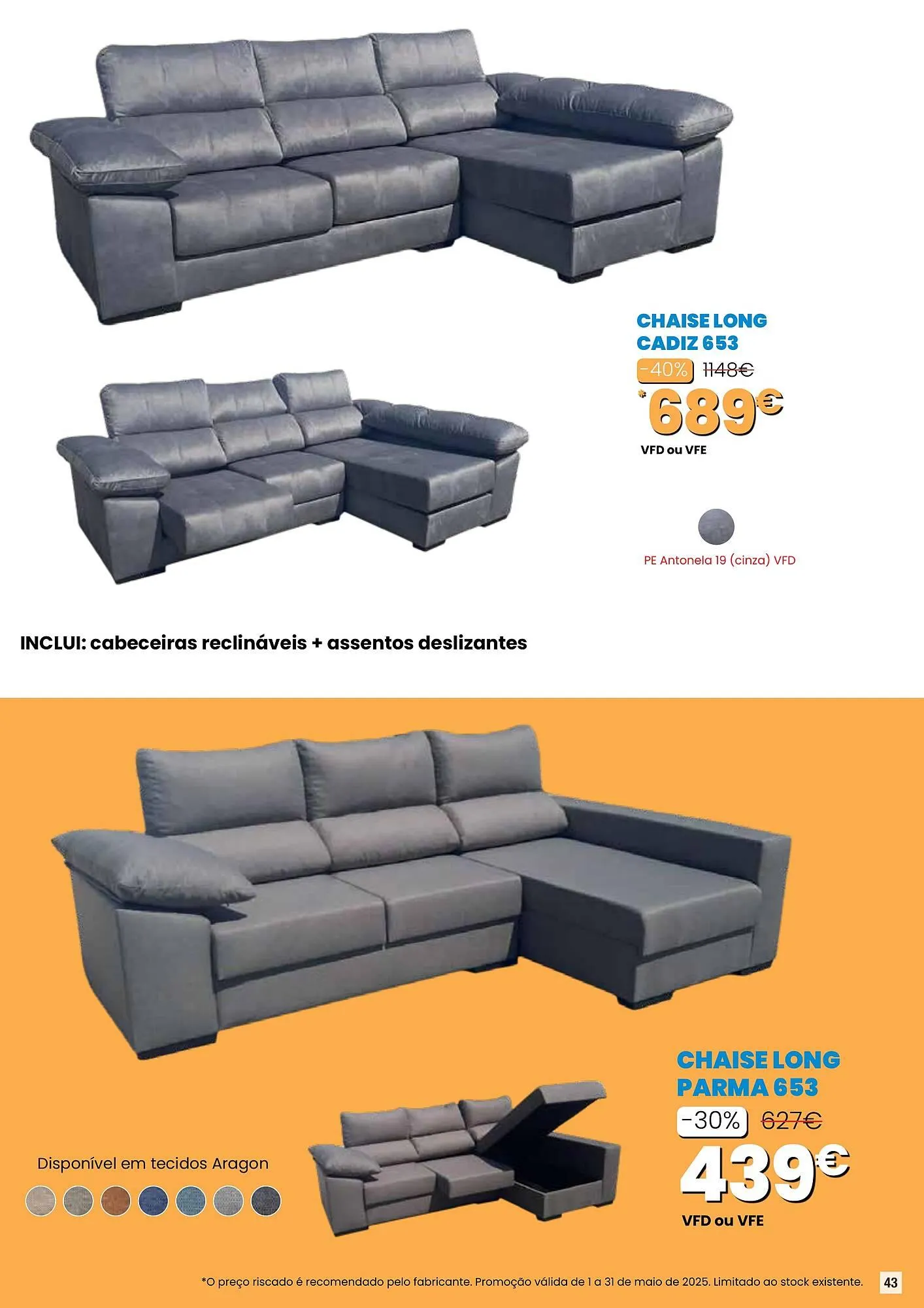 Folheto Folheto Hiper Centro do Móvel de 1 de maio até 31 de maio 2025 - Pagina 43