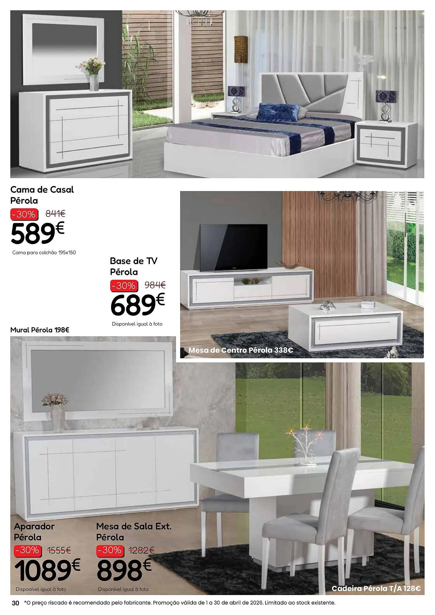 Folheto Folheto Hiper Centro do Móvel de 13 de abril até 30 de abril 2026 - Pagina 30