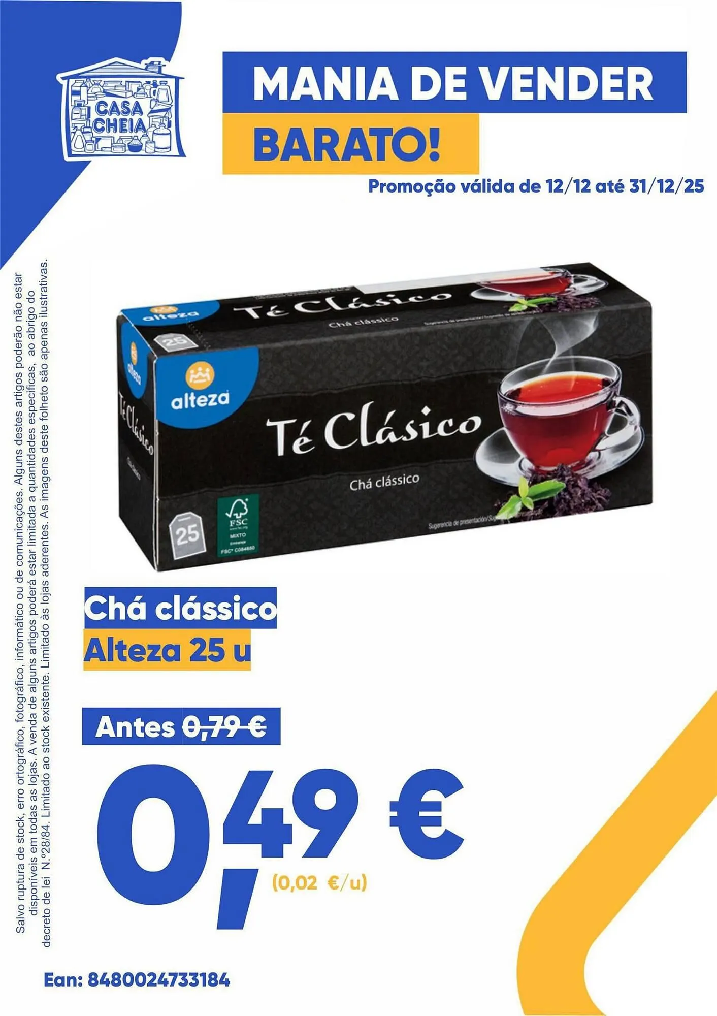 Folheto Folheto Casa Cheia de 15 de dezembro até 31 de dezembro 2025 - Pagina 1