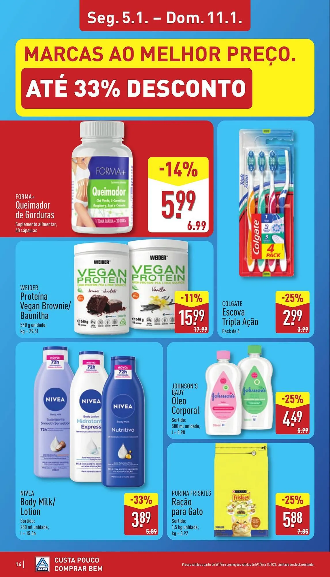 Folheto Folheto ALDI de 5 de janeiro até 11 de janeiro 2026 - Pagina 14