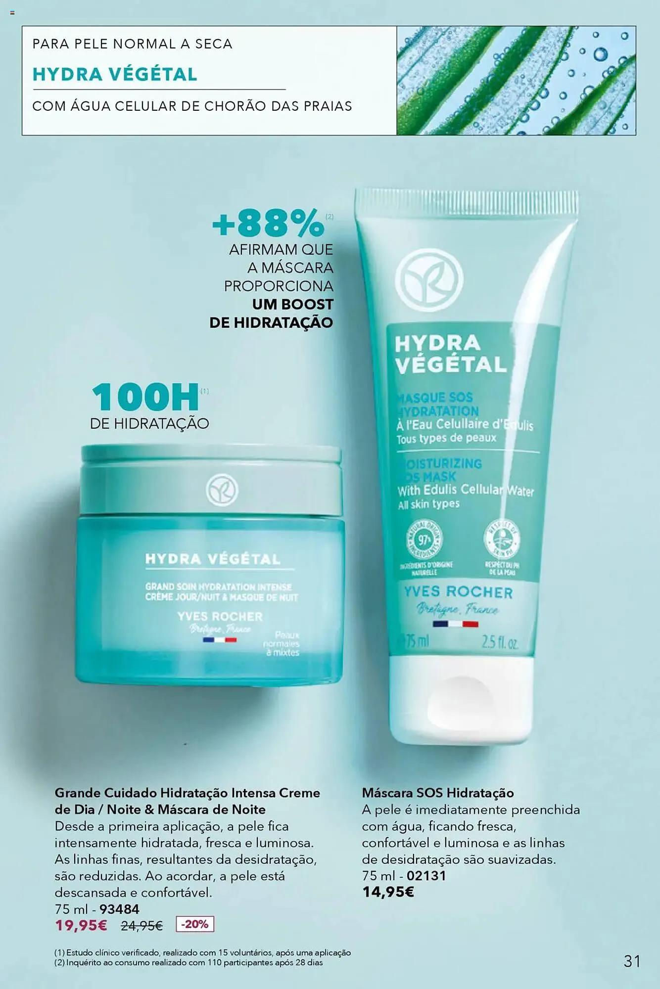 Folheto Folheto Yves Rocher de 16 de abril até 13 de maio 2025 - Pagina 31