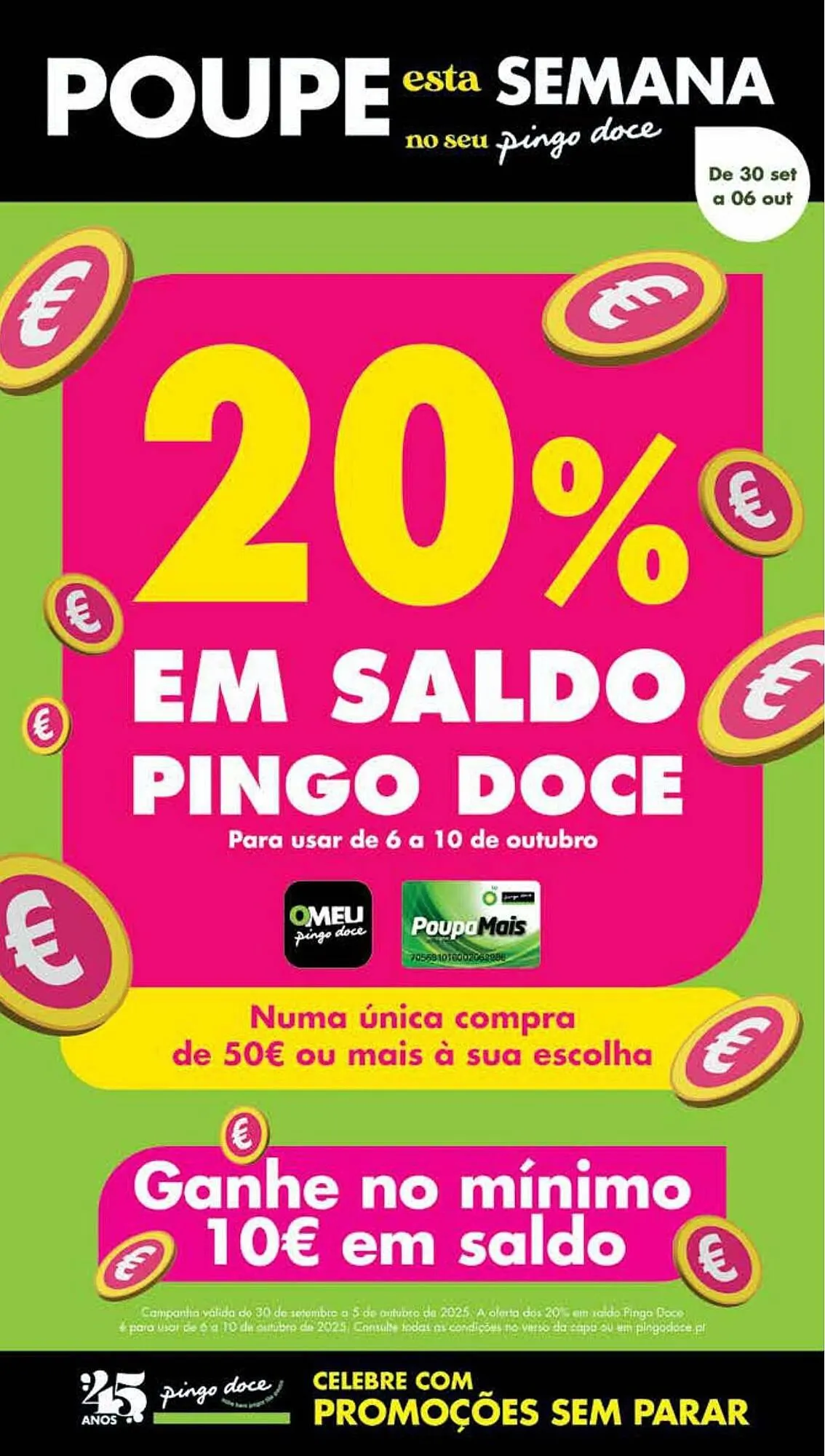 Folheto Folheto Pingo Doce de 30 de setembro até 6 de outubro 2025 - Pagina 1