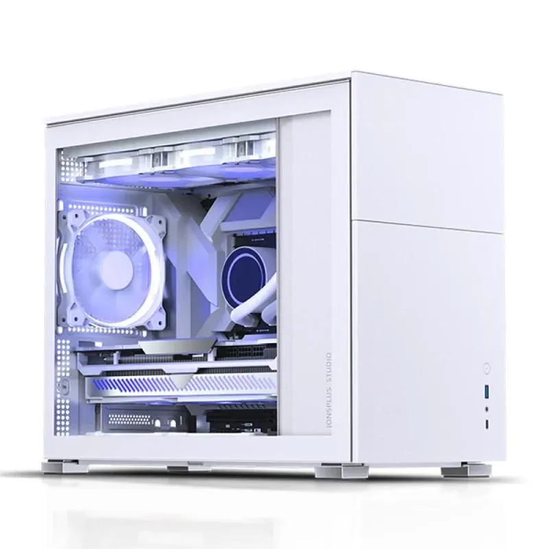 Caixa Micro-ATX Jonsbo D31 STD Vidro Temperado Branco