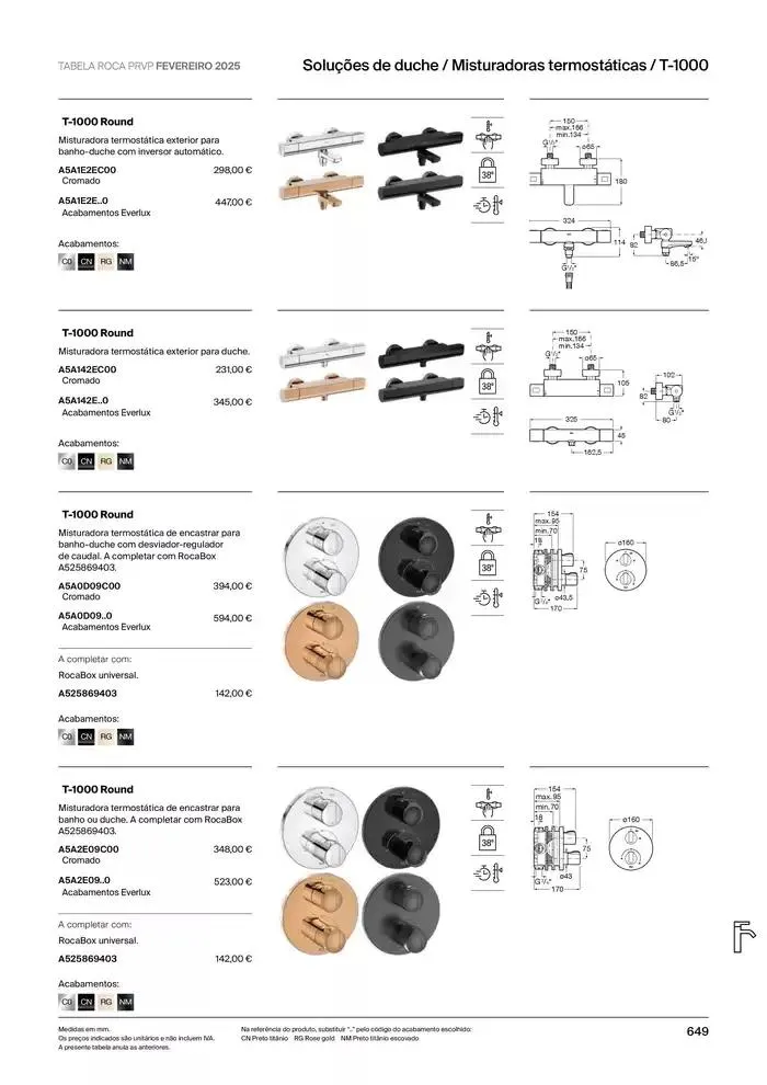 Folheto Soluções de Banho  de 6 de janeiro até 31 de dezembro 2025 - Pagina 651