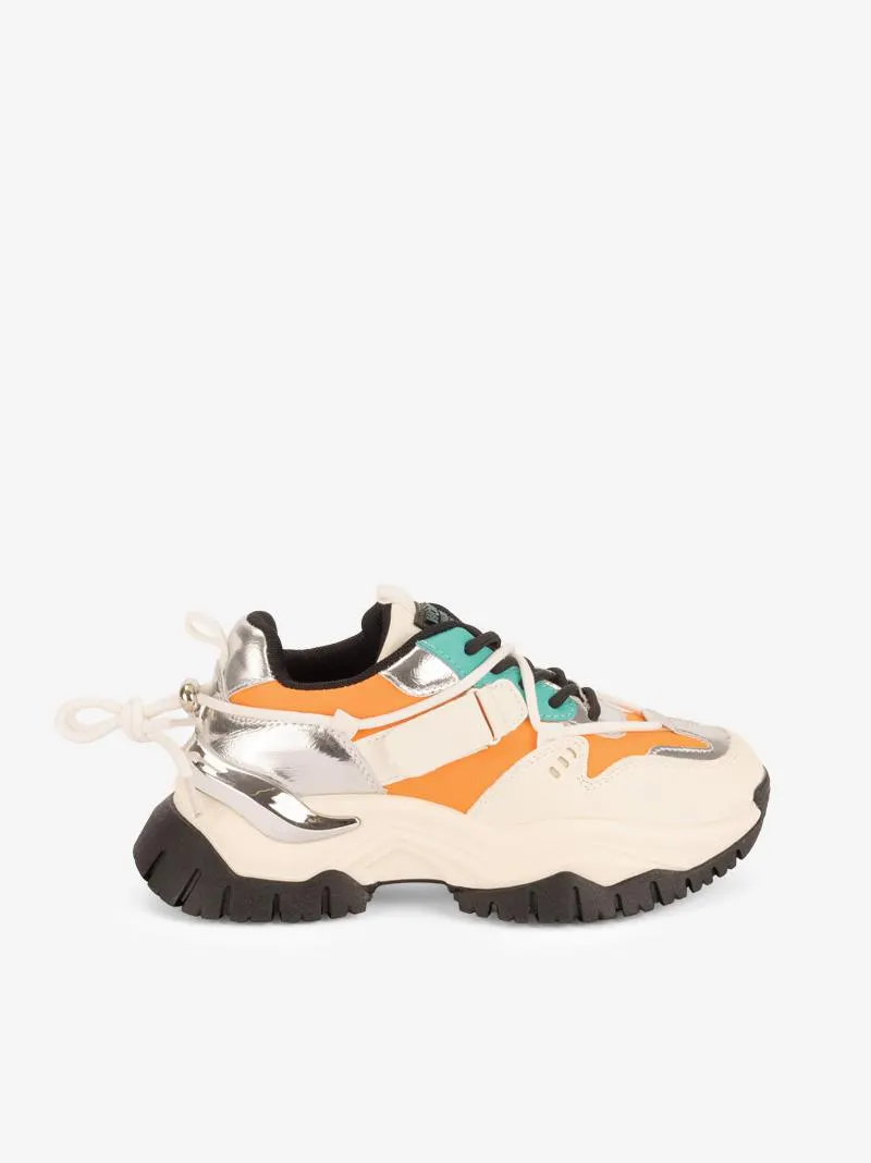 SAPATILHA MULTIPEÇA COMBINADA MULTICOLOR DE ATACADOR COM SOLA CHUNKY RUNNING