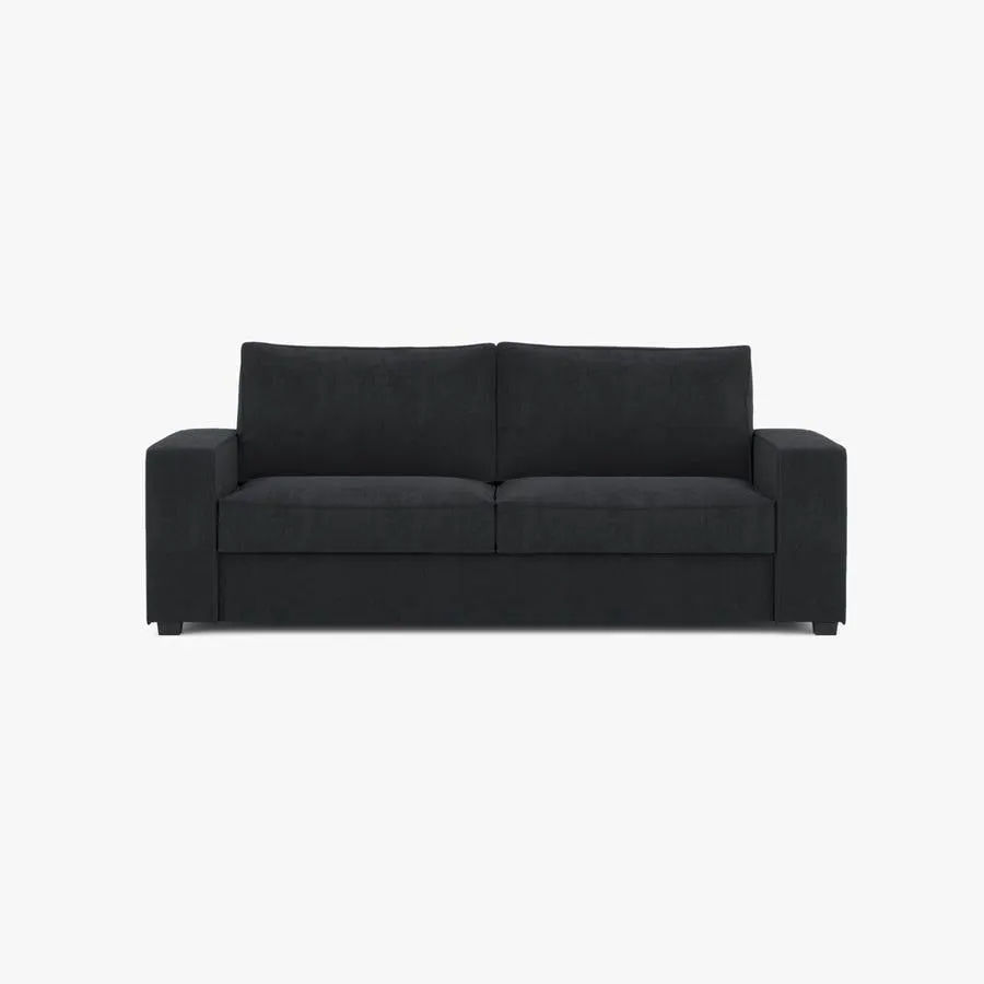 Sofá Preto 204x88x87,50 STEWART