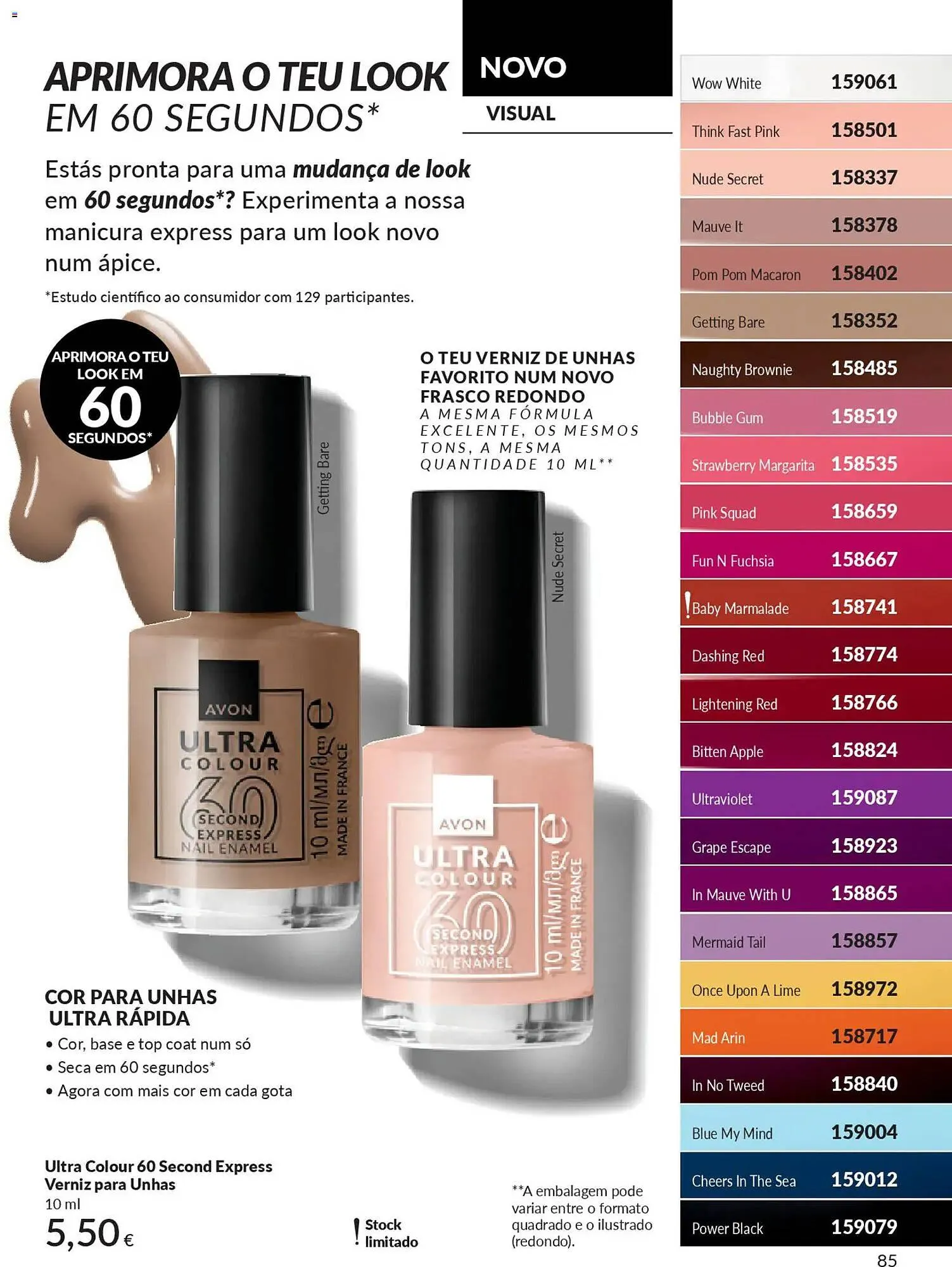 Folheto Catálogo Avon de 1 de novembro até 1 de dezembro 2025 - Pagina 85