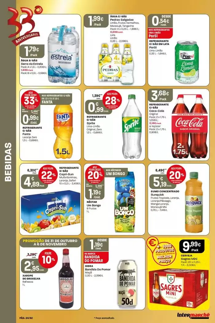 Folheto 33º ANIVERSÁRIO de 31 de outubro até 6 de novembro 2024 - Pagina 24