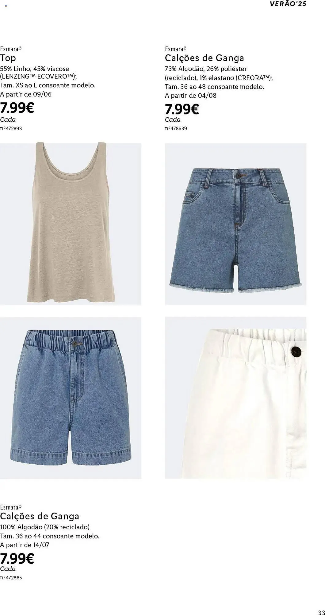 Folheto Folheto Lidl de 2 de junho até 18 de agosto 2025 - Pagina 33