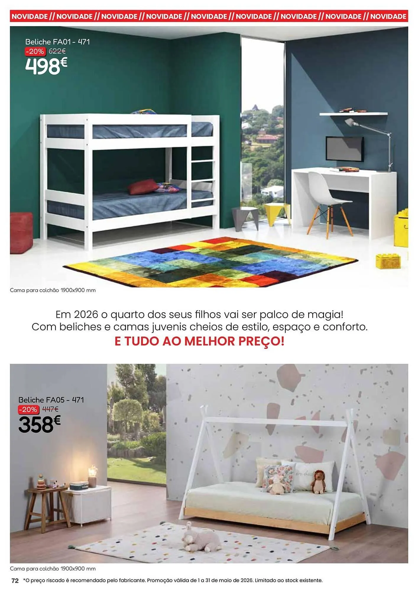 Folheto Folheto Hiper Centro do Móvel de 4 de maio até 31 de maio 2026 - Pagina 72