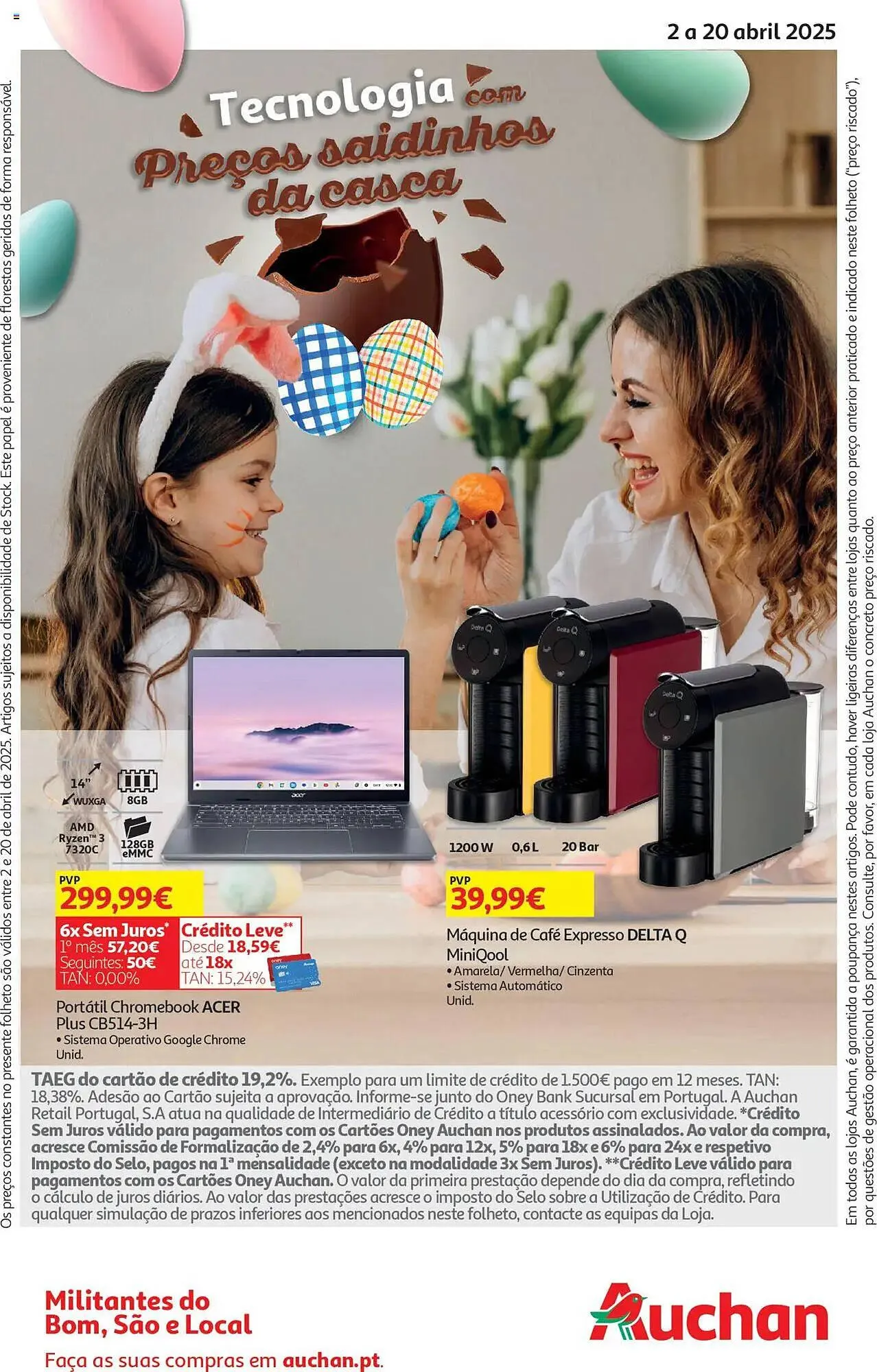 Folheto Folheto Auchan de 2 de abril até 20 de abril 2025 - Pagina 1