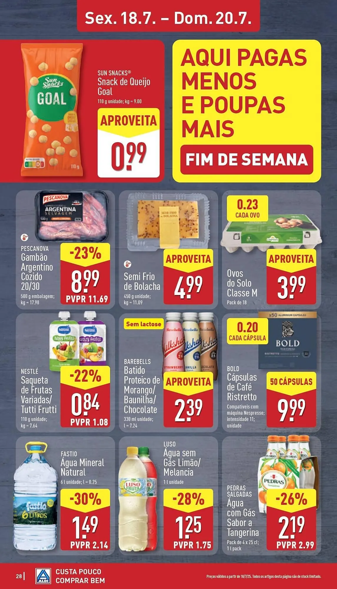 Folheto Folheto ALDI de 14 de julho até 20 de julho 2025 - Pagina 28