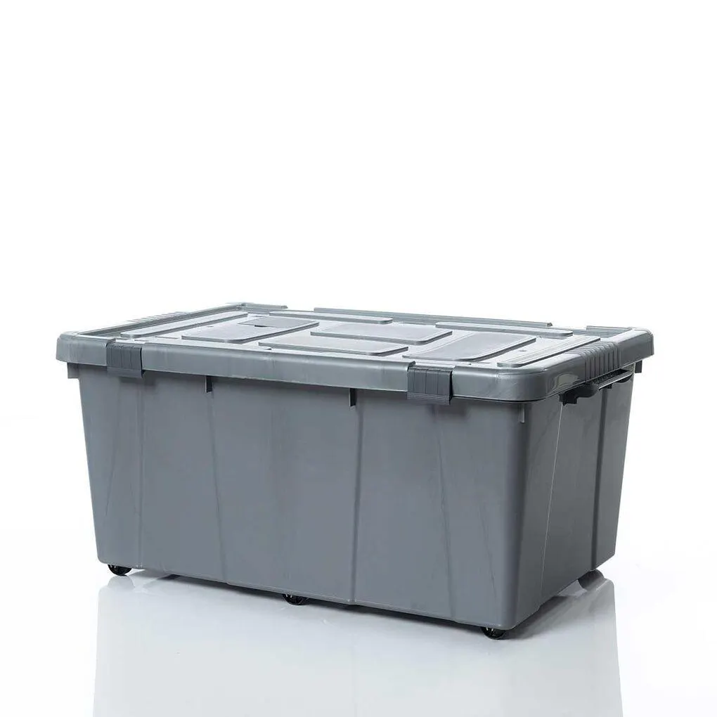 Caixa de arrumação EUROPA cinza 110l