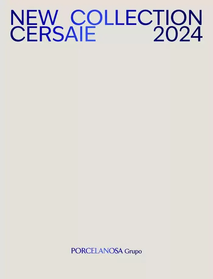 Folheto New Collection | Cersaie 2024 de 30 de setembro até 31 de dezembro 2024 - Pagina 1