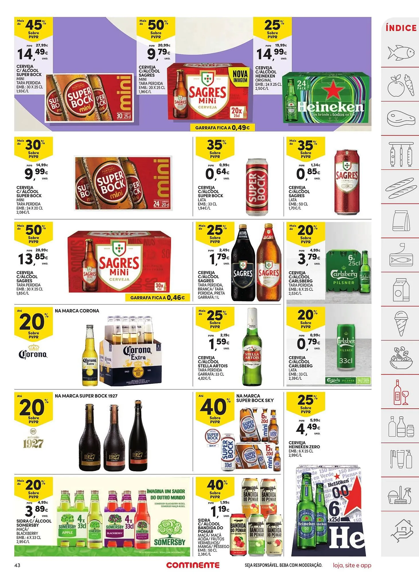 Folheto Folheto Continente de 15 de abril até 21 de abril 2025 - Pagina 43