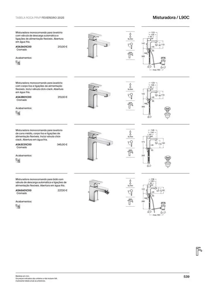 Folheto Soluções de Banho  de 6 de janeiro até 31 de dezembro 2025 - Pagina 541