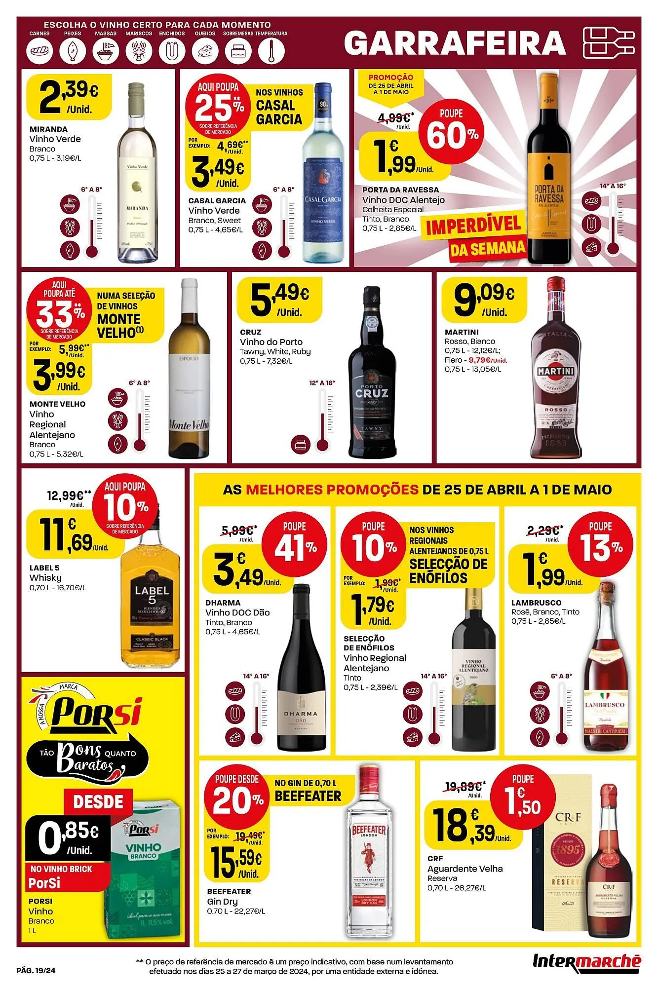 Folheto Folheto Intermarché de 25 de abril até 1 de maio 2024 - Pagina 19